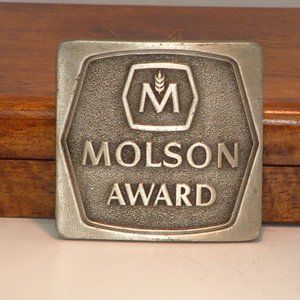 1979 Molson Award Bottle Opener Belt Buckle